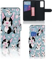 Tenphone Etui Coque pour Huawei P40 Pro Portefeuille Chiens