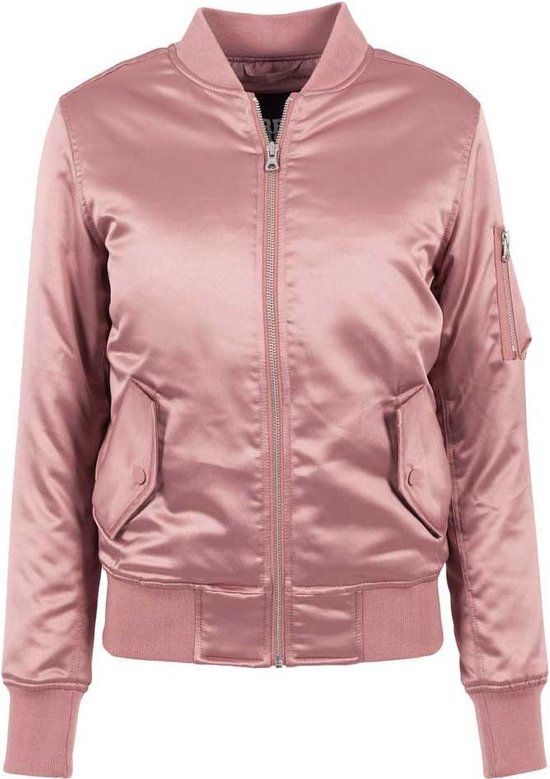 Urban Classics Bomber jacket -XS- Satin Roze | bol.com