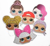 L.o.l. Surprise! Feestmaskers Meisjes Karton One-size 6 Stuks