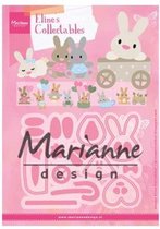 Marianne Design Collectables Snij en Embosstencil - Eline's Baby Konijn