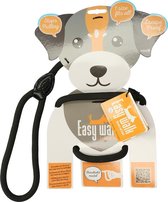 Easy Walk Hand modèle Noir - laisse pour chien - harnais pour chien - harnais pour chien petit chien - noir - 270 cm