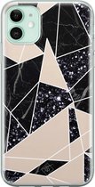 iPhone 11 hoesje siliconen - Abstract painted | Apple iPhone 11 case | TPU backcover transparant