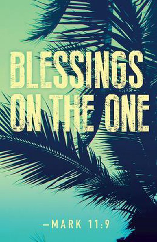 The One Palm Sunday Images Bulletin (Pkg of 50) | bol