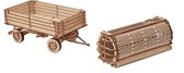 Wood Trick Trailer voor Tractor - Houten Modelbouw