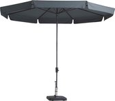 Parasol Rond Grijs New York 350 cm | Topkwaliteit Madison parasol | Ronde parasol | TÜV gecertificeerd