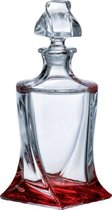 Crystal Bohemia Whiskey Karaf Quadro  - Kristal - 800ml - 1 stuk