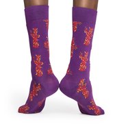 Happy Socks Cactus Sokken - Paars/Rood - Maat 36-40