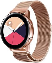 Samsung Galaxy Watch Active 2 Milanese band - rosé goud