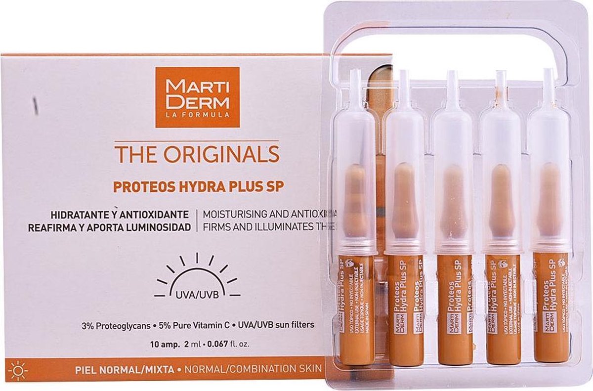 Goedkoopste Martiderm The Originals Proteos Hydra Plus Sp Ampoules 10 X 2 Ml