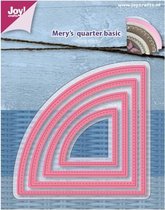 Joy!Crafts snijstencil Mery's kwartcirkel basis