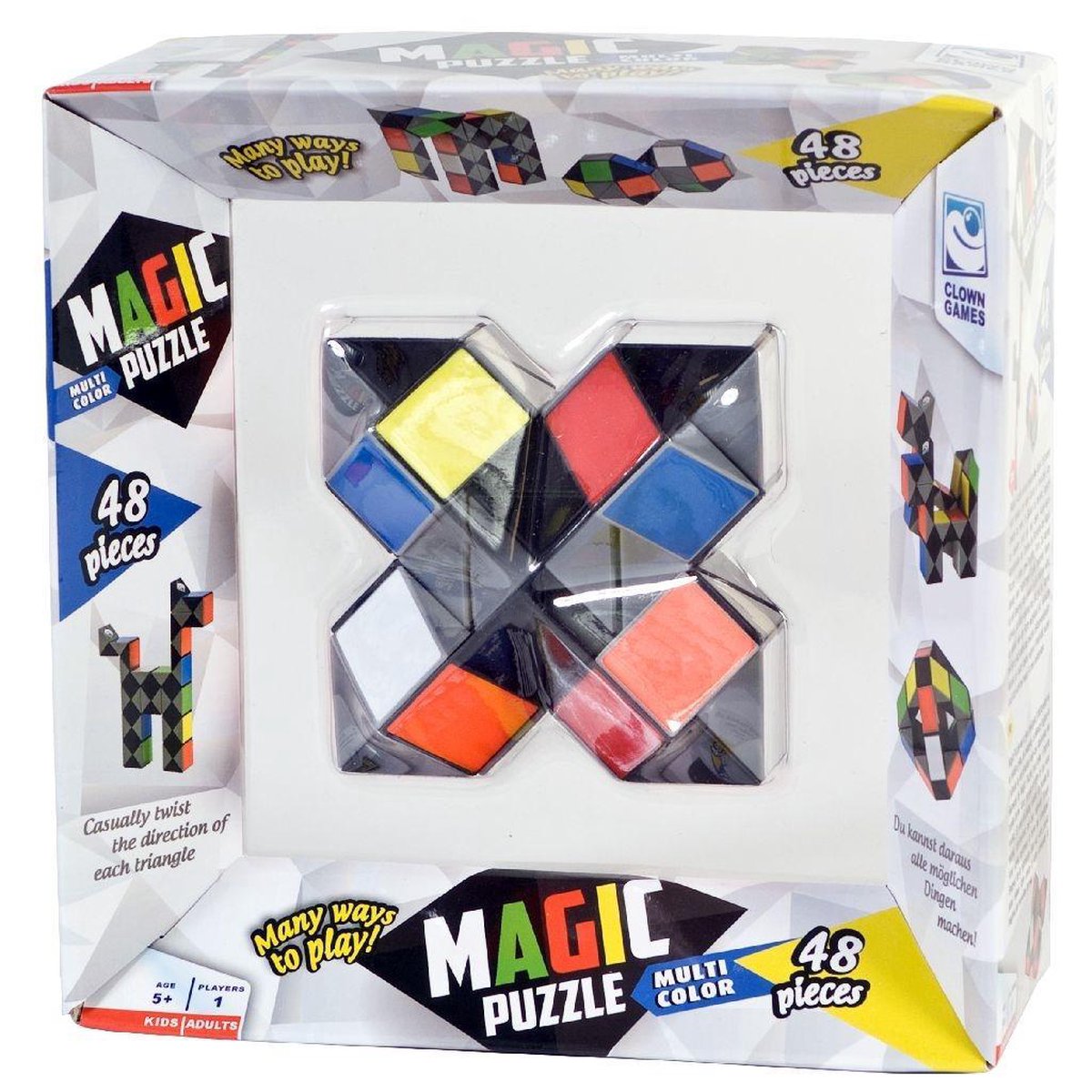 Clown Magische Puzzel - 48 delig - Magic Puzzle