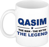 Qasim The man, The myth the legend cadeau koffie mok / thee beker 300 ml