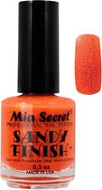 Sandy Finish Nagellak Oranje