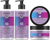 Inoar 4D shampoo, conditioner en mask ( kit )