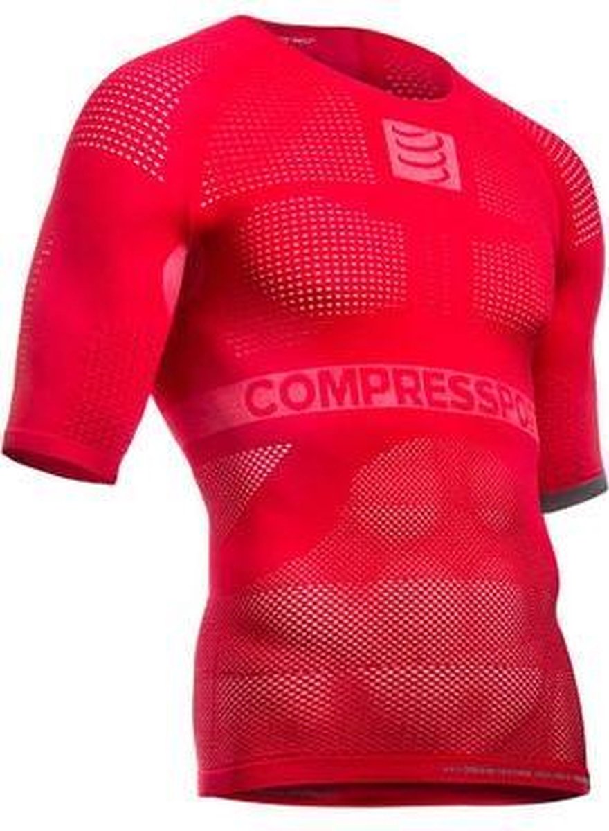 COMPRESSPORT On/Off Multisport Shirt KM Red