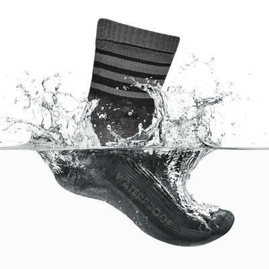 GripGrab - Waterproof Merino Thermal Sock - Zwart - Unisex - Maat S - GripGrab