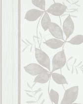 Fifty Shades bloem grijs/wit behang (vliesbehang, grijs)