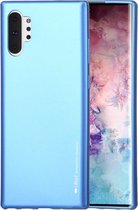 GOOSPERY i-JELLY TPU schokbestendig en kras-hoesje voor Galaxy Note 10+ (blauw)