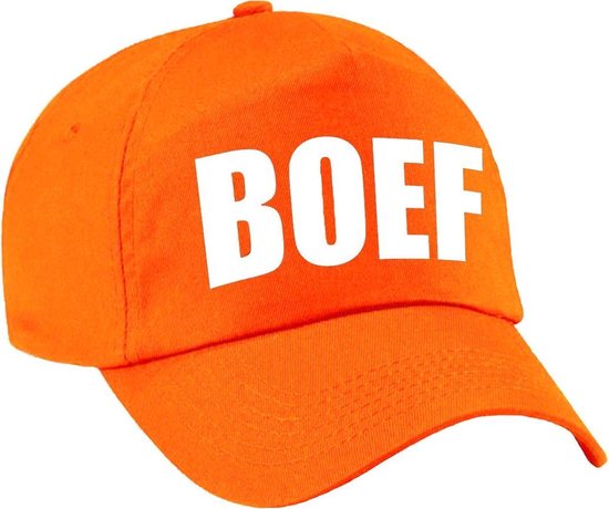 versnelling Nadenkend Gelijkwaardig Verkleed Boef pet / baseball cap oranje voor jongens en meisjes -  verkleedhoofddeksel... | bol.com