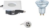 LED Spot Set - OSRAM Parathom PAR16 940 36D - Aigi - GU10 Fitting - Waterdicht IP65 - Dimbaar - Inbouw Vierkant - Mat Wit - 5.5W - Natuurlijk Wit 4000K - 82mm - BES LED