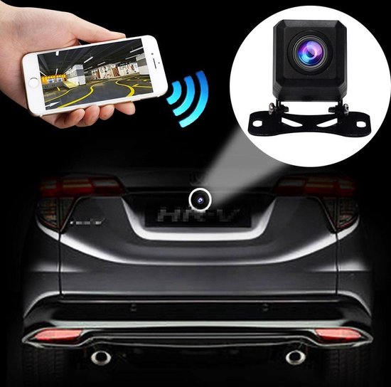 Aggregaat Fascineren verkorten Auto WiFi Draadloze achteruitrijcamera Back-up achteruitrijcamera Groothoek  Blind Spot... | bol.com