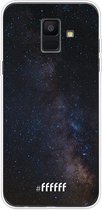 Samsung Galaxy A6 (2018) Hoesje Transparant TPU Case - Dark Space #ffffff