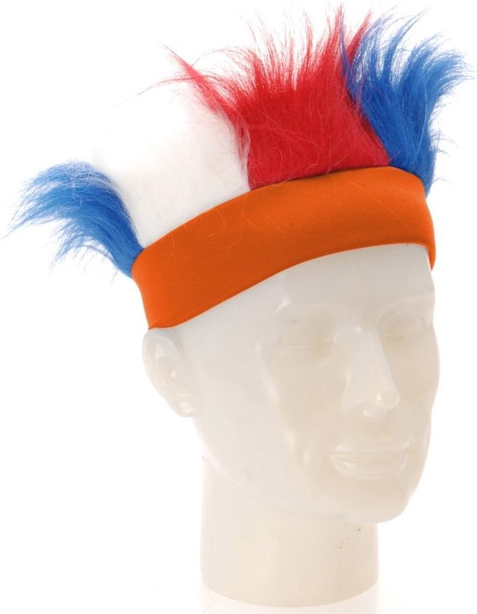 Free And Easy Haarband Holland Unisex Rood/wit/blauw/oranje One-size