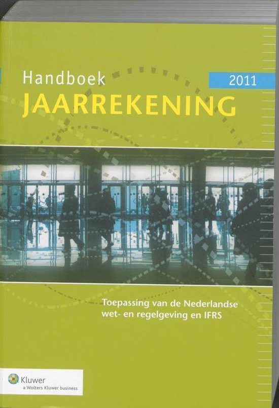 Cover van het boek 'Handboek jaarrekening 2011'