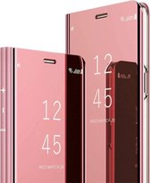 Samsung Galaxy A71 Hoesje - Clear View Cover - Roze