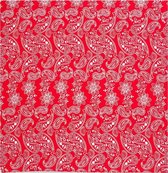 Bandana Zakdoek Paisley Bloem Rood