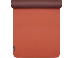Yogistar Yogamat pure eco red-bordeaux