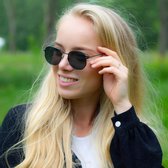 Uma black | trendy zonnebril en goedkope zonnebril (UV400 bescherming - hoge kwaliteit) | Unisex  | zonnebril dames  & zonnebril heren