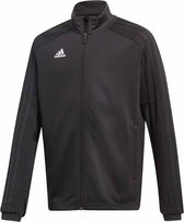 Adidas condivo 18 trainingsjack junior in de kleur zwart/wit.