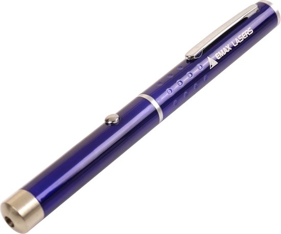 Pointeur laser violet Emax - pointeur laser avec piles | bol