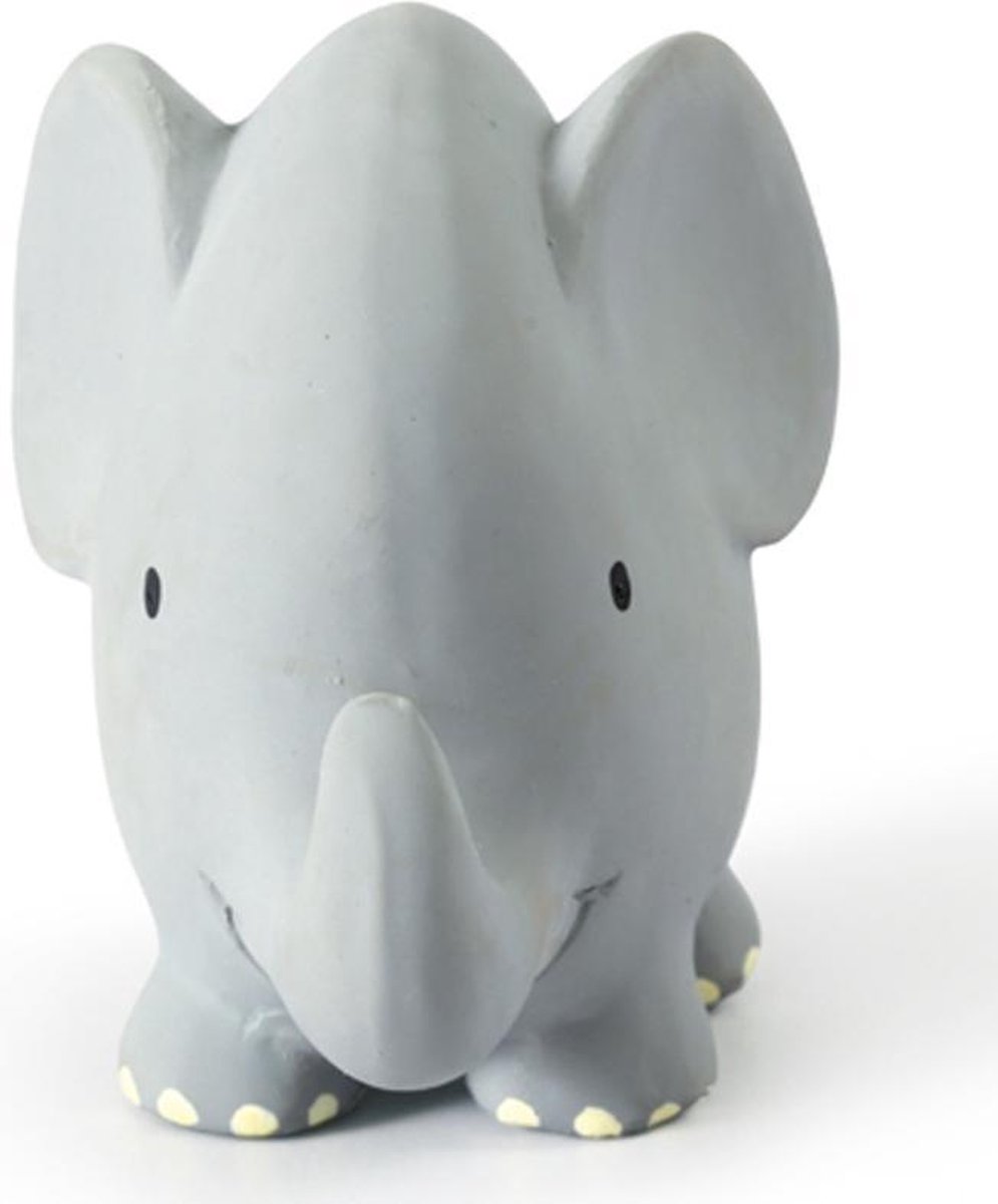 TIKIRI Mijn Eerste Safaridiertje - Olifant - In Natuurlijk Rubber - Met Belletje - 0 Jaar — afbeelding 11