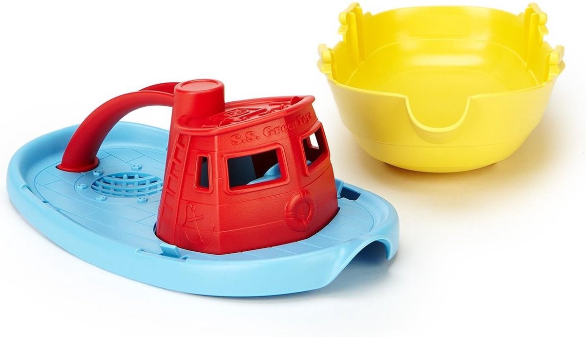 Daarom complicaties Een hekel hebben aan Green Toys sleepboot / gieter boot water | bol.com