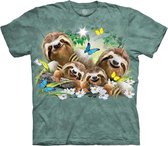 The Mountain Kids' T-Shirt - Sloth Family Selfie