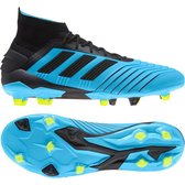 adidas Predator 19.1 FG Hard Wired Voetbalschoenen Heren - Bright Cyan/Black/Yellow - Maat 42