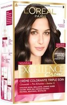 L'OREAL PARIS Excellence Coloring - 3.N Donkerbruin