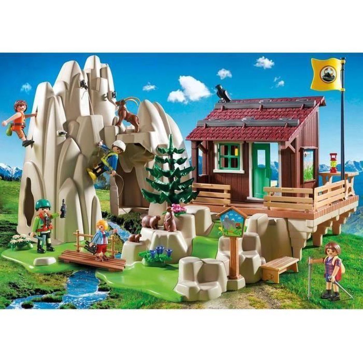 PLAYMOBIL Bergbeklimmers met berghut  - 9126 — afbeelding 8
