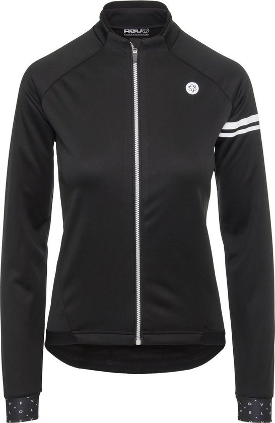 AGU Winter Thermo Fietsjack Essential Dames - Zwart - XL - Winddicht - Waterafstotend