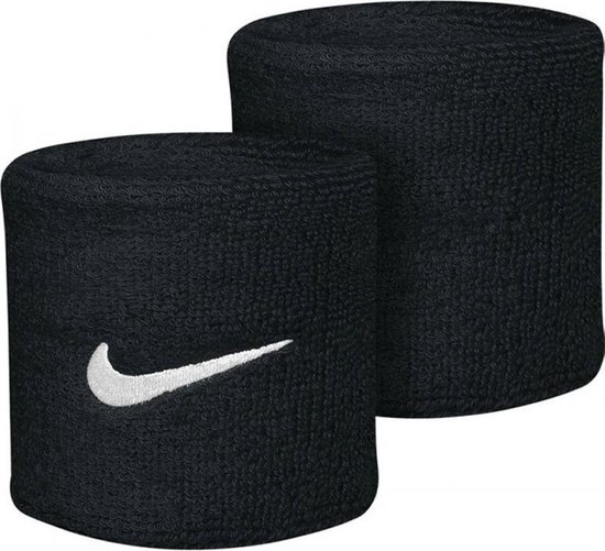 Nike Swoosh zweetband pols zwart