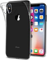 FONU Siliconen Backcase Hoesje iPhone XS Max - Transparant