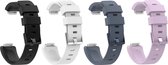 4-pack Horlogeband geschikt voor Fitbit Inspire (2, HR)