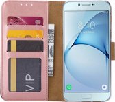 Samsung Galaxy A5 2017 Étui avec portefeuille Étui pour livre Rose Gold