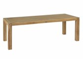 Exotan Stella tuintafel brede planken 240X100X77 cm - teak