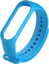 Xiaomi Mi Band 3 / 4 Siliconen bandje |Blauw / Blue|Premium kwaliteit| One Size |TrendParts