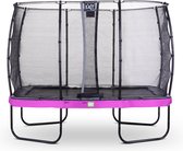 Trampoline EXIT Elegant Premium 214x366cm avec filet de sécurité Deluxe - violet