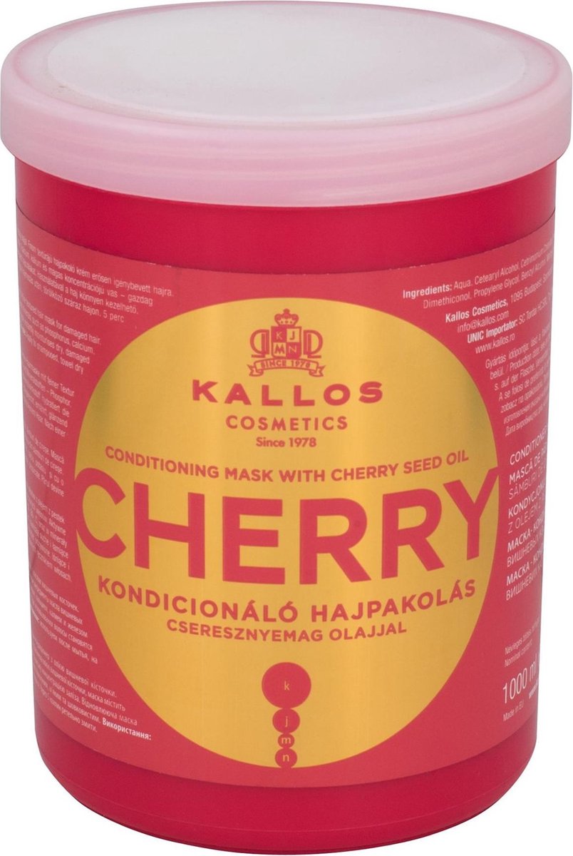 Kallos - Conditioning Cherry Hair Mask - 1000ml