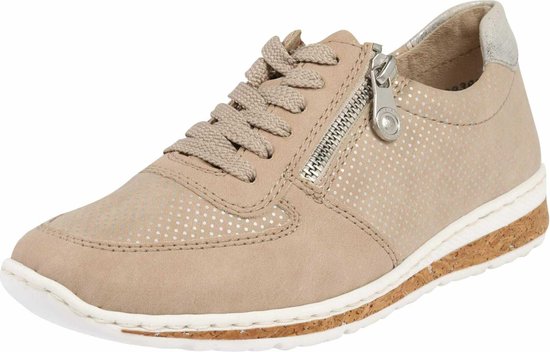 Rieker Sneakers beige - Maat 36 | bol.com